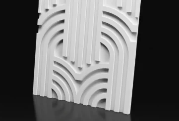 3D панель гипсовая Элизиум, 600х600х25мм